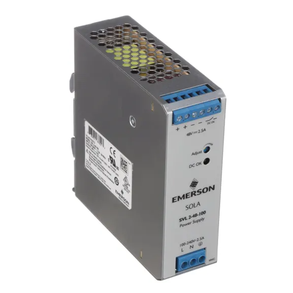 SVL248100 SOLAHD SVL DIN RAIL, ESSENTIALS ONLY POWER SUPPLY, 120W, 48V OUTPUT, 85-264VAC INPUT (SVL 2-48-100)